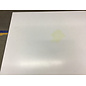 30x30x19” White laminate top metal frame coffee table - slightly worn/stained top 7/27/26