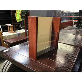 13 3/4x14 1/2” Wood frame hanging paper holder 7/28/26