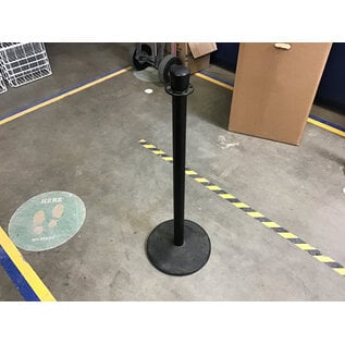 Black metal stanchion 7/29/26