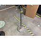 Chrome color metal stanchion - some rust 7/29/26