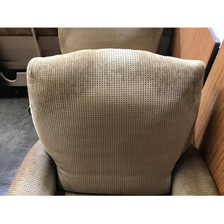 32” Light brown pattern reclining lounge chair - slight wear 8/7/26