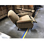 32” Light brown pattern reclining lounge chair - slight wear 8/7/26