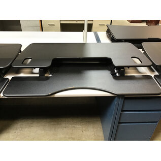 48” Varidesk ProPlus 48 - adjustable height table/desktop standing desk - some peeling on finish 8/7/26