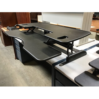 48” Varidesk ProPlus 48 - adjustable height table/desktop standing desk - some peeling on finish 8/7/26
