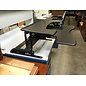 36” Black VariDesk ProPlus - top veneer needs glued down 8/7/26