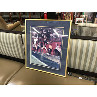 22x26” Notre Dame football touchdown catch framed print 8/17/16