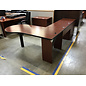 30x72” Cherry color P shape desk with 66” 5 drawer left return 9/2/26