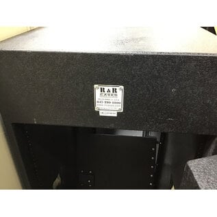 R&R Angled AV rack hard case on castors 9/2/26