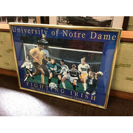 24x18” ND Women’s soccer 1995 National champs framed poster 9/2/26