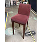 Plaid red pattern cushioned seat wood frame bar stool - 30” seat height 9/8/26
