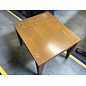 28x24x20” Light brown wood end/coffee table - worn top 9/17/26