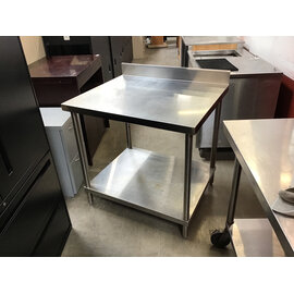 30x36x35” Stainless steel prep table 9/18/26