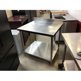 30x36x35” Stainless steel prep table 9/18/26