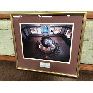 19x17” Hurley Hall globe framed print 9/18/26