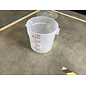 18 quart plastic measuring buckets 9/22/26