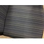 Blue stitched pattern dark wood frame side chair 9/30/26