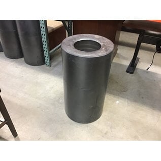 18x32” Round metal trash bins with removable top 9/30/26