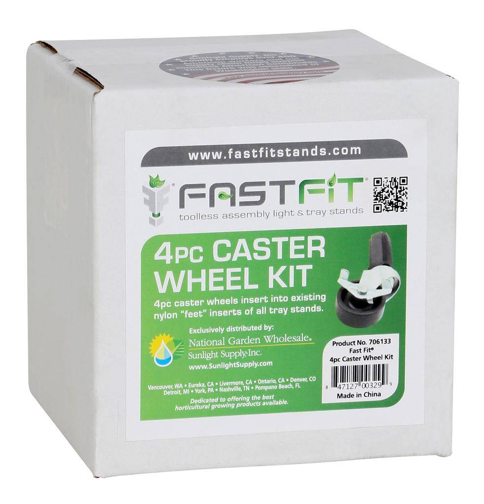 Fast Fit Caster Wheels 4 Pc Fast Fit Caster Wheels 4 Pc