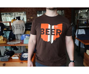 Navy Indians Beerhio T-shirt - Market Garden Brewery Store