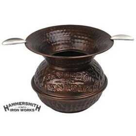 Quality Importers QI Hammered Spittoon Ashtray