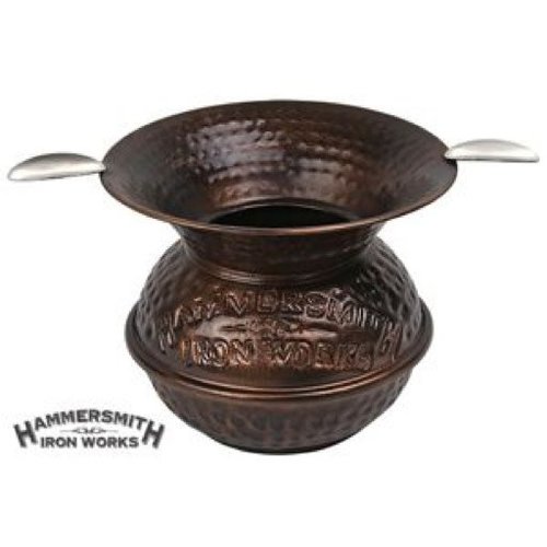 Quality Importers QI Hammered Spittoon Ashtray Quality Importers QI Hammered Spittoon Ashtray