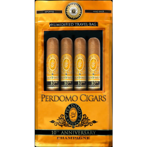 Perdomo 10th Anniversary Perdomo 4 Cigar Sampler - Champagne