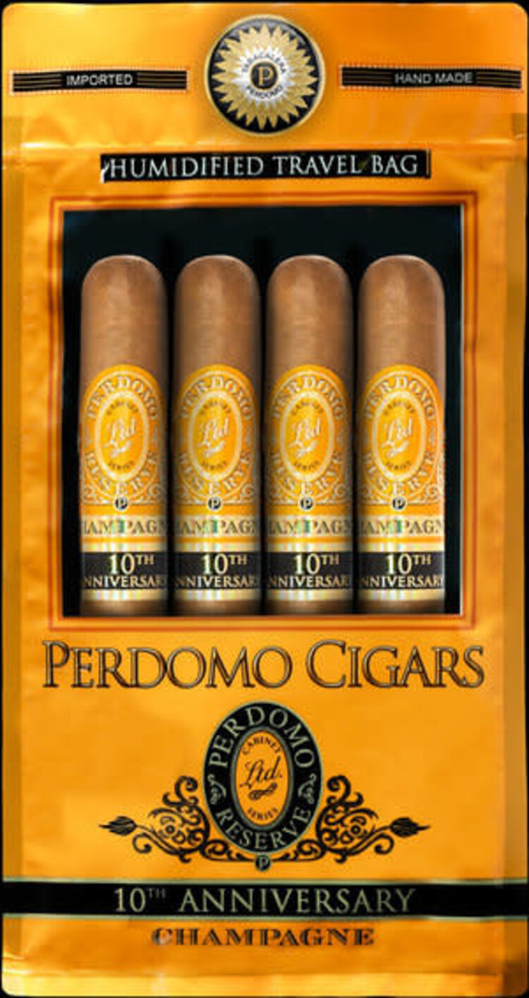 Perdomo 10th Anniversary Perdomo 4 Cigar Sampler - Champagne