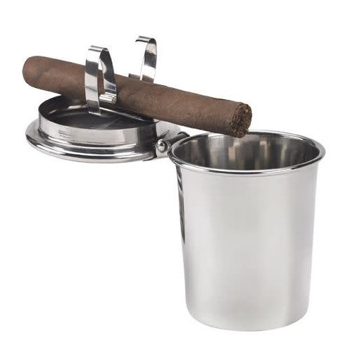 Stinky Ashtrays Stinky 1 Stirrup Car Ashtray - Stainless Stinky Ashtrays Stinky 1 Stirrup Car Ashtray - Stainless