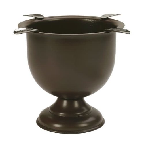 Stinky Ashtrays Stinky 4 Stirrup Tall Ashtray - Chocolate Brown