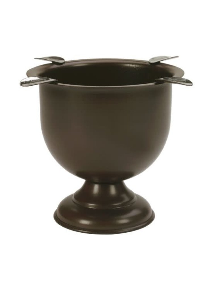 Stinky Ashtrays Stinky 4 Stirrup Tall Ashtray - Chocolate Brown