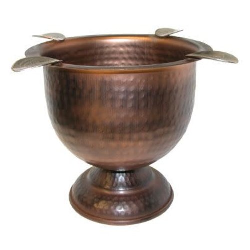 Stinky Ashtrays Stinky 4 Stirrup Tall Ashtray - Hammered Copper Stinky Ashtrays Stinky 4 Stirrup Tall Ashtray - Hammered Copper