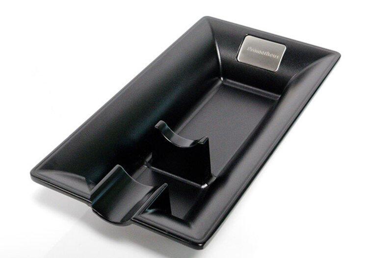 Prometheus Accessories Prometheus Metal Single Cigar Ashtray - Black