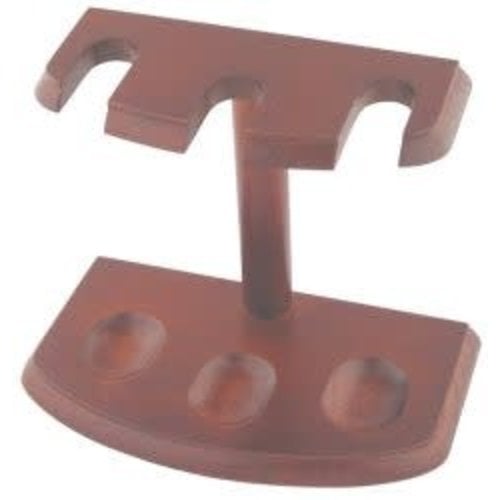 Pipe Stand  - 3 Pipe - Cherry