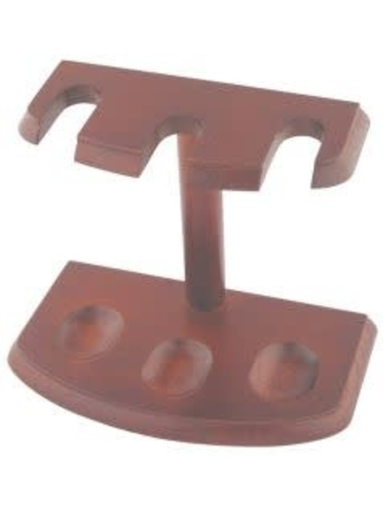 Pipe Stand  - 3 Pipe - Cherry