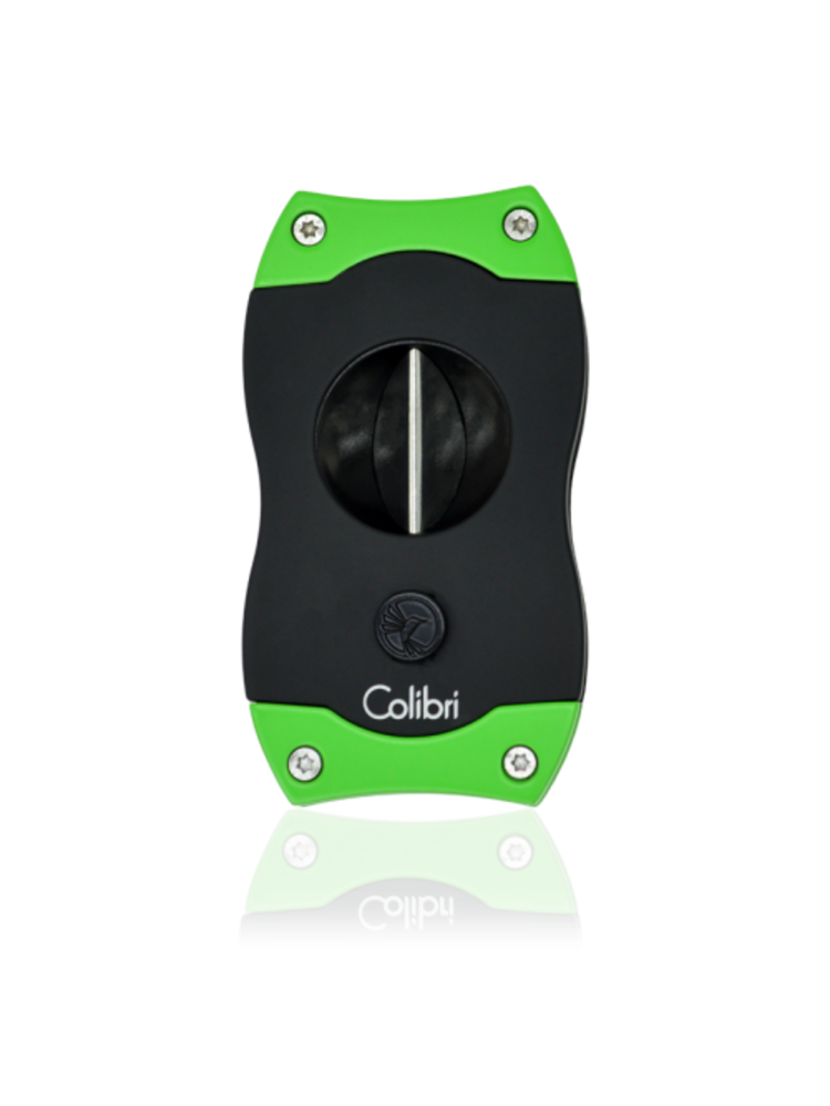 Colibri Colibri V-CUT Cigar Cutter - Black and Green