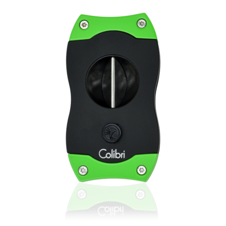 Colibri Colibri V-CUT Cigar Cutter - Black and Green