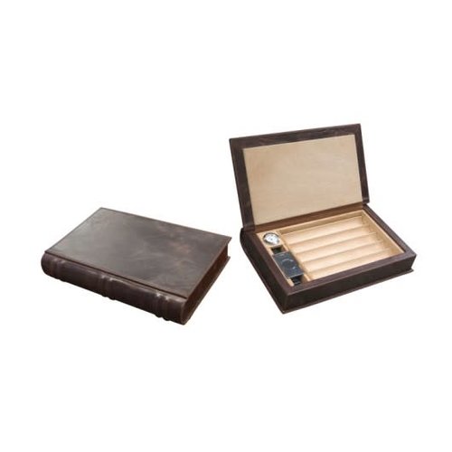 Prestige Imports Novelist - Leather Travel Humidor - Holds 5 cigars Prestige Imports Novelist - Leather Travel Humidor - Holds 5 cigars