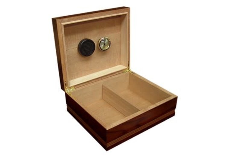 Prestige Imports Duke - Routed Edge Humidor - Holds 50 cigars