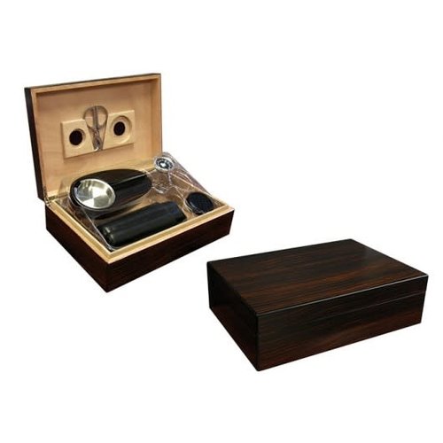 Prestige Imports Davenport - Humidor Gift Set - Holds 50 cigars Prestige Imports Davenport - Humidor Gift Set - Holds 50 cigars