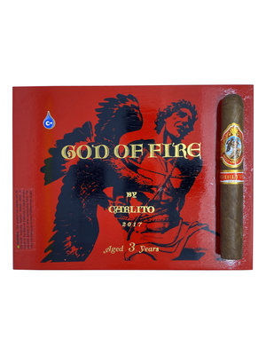 God of Fire GOF by Carlito Double Robusto - Box 10