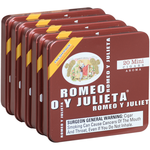 RyJ Minis Aroma (Red) - 5/20pk RyJ Minis Aroma (Red) - 5/20pk