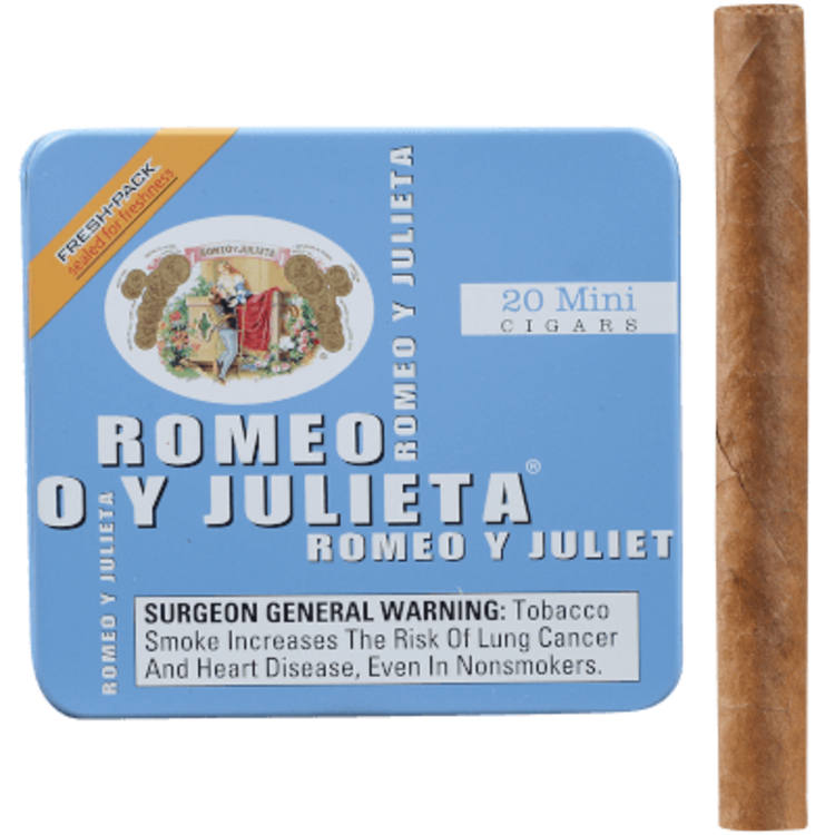 Romeo y Julieta 1875 Romeo y Julieta Minis Original (Blue) - 20pk