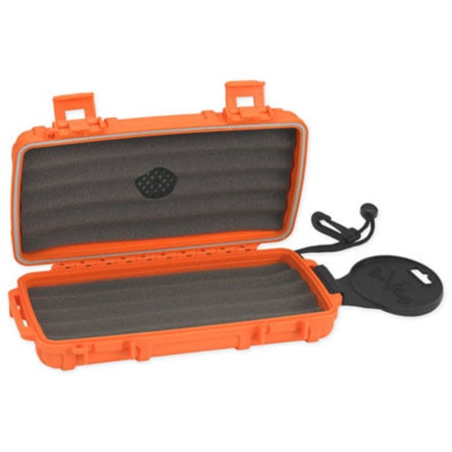 Cigar Caddy Cigar Caddy Travel Humidor - Holds 5 - Orange Cigar Caddy Cigar Caddy Travel Humidor - Holds 5 - Orange
