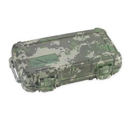 Cigar Caddy Cigar Caddy Travel Humidor - Holds 5 - Camouflage Cigar Caddy Cigar Caddy Travel Humidor - Holds 5 - Camouflage