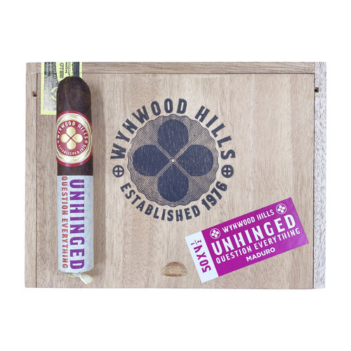 Wynwood Hills Wynwood Hills Unhinged 4.5x50 Maduro - Box 50 Wynwood Hills Wynwood Hills Unhinged 4.5x50 Maduro - Box 50