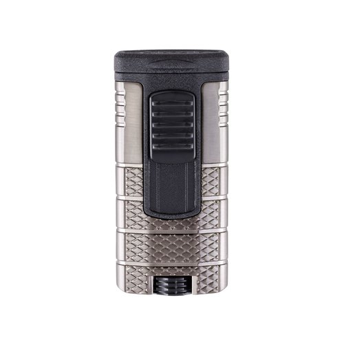Xikar XIKAR Tactical Triple Torch Lighter - Gunmetal and Black Xikar XIKAR Tactical Triple Torch Lighter - Gunmetal and Black