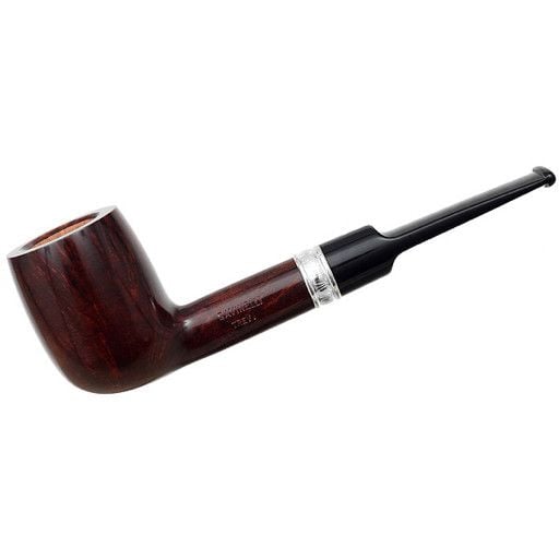Savinelli Trevi Smooth 114 KS briar pipe with a dark smooth finish