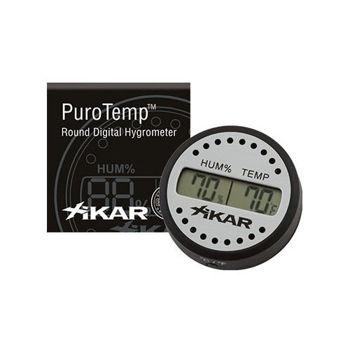 Xikar XIKAR Purotemp Round Digital Hygrometer Xikar XIKAR Purotemp Round Digital Hygrometer