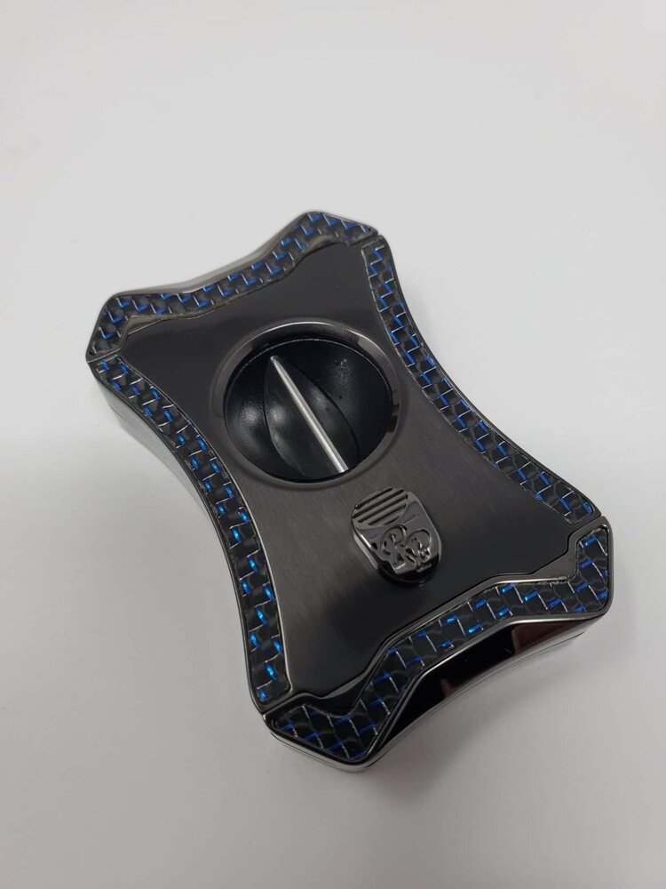 Rocky Patel Cigar Accessories Viper Series V Cutter - Gunmetal, Blue