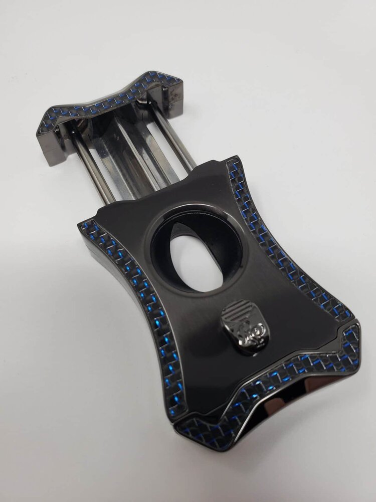 Rocky Patel Cigar Accessories Viper Series V Cutter - Gunmetal, Blue